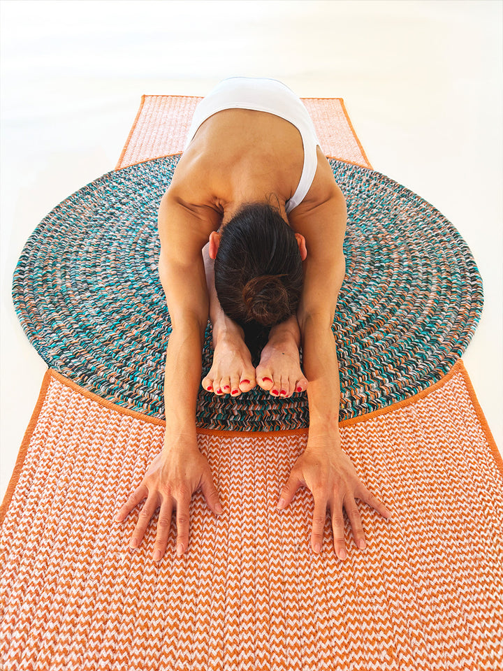 Blissful Burst Yoga Stretch Rug