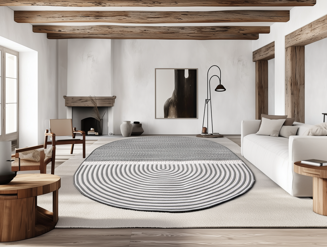 Railay Wool Rug – A Modern Twist on a Timeless Oval
