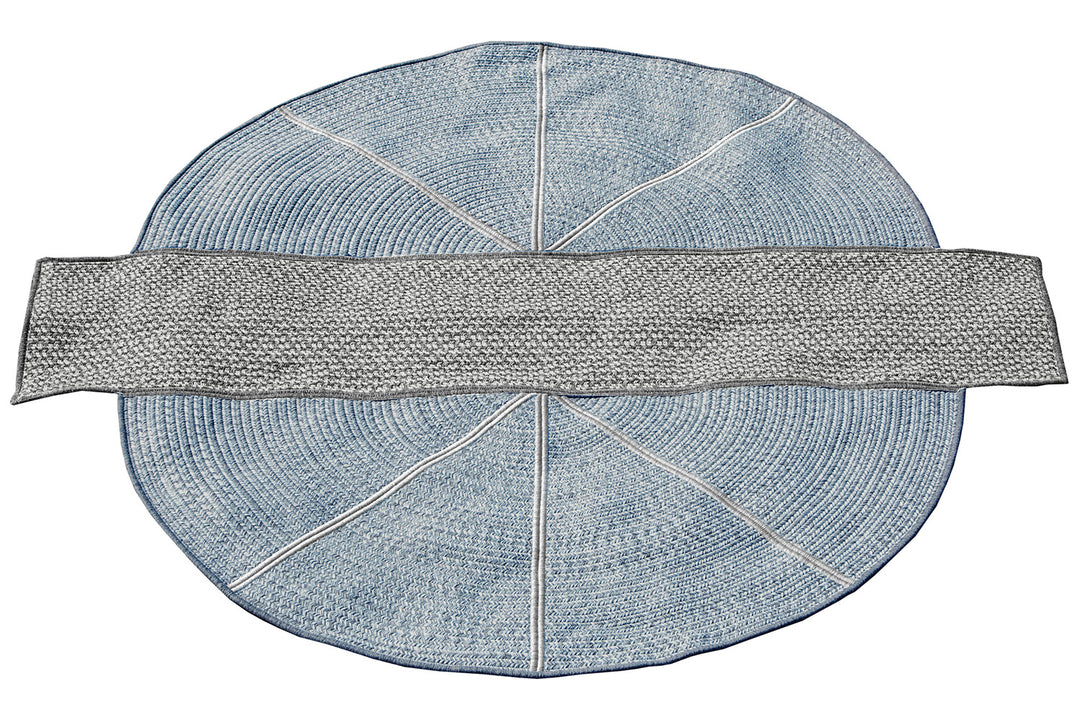 Na Pali Wool Rug – A Sculptural Take on the Classic Round